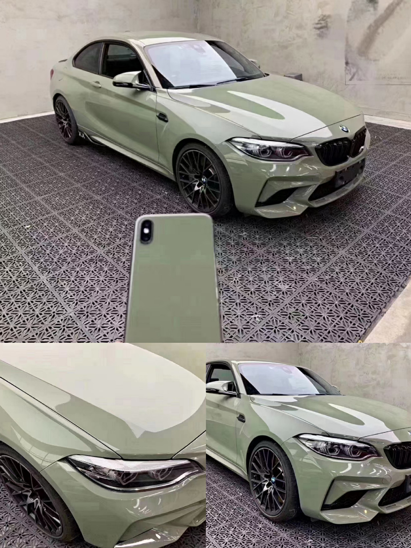 PET 크리스탈 카키 그레이