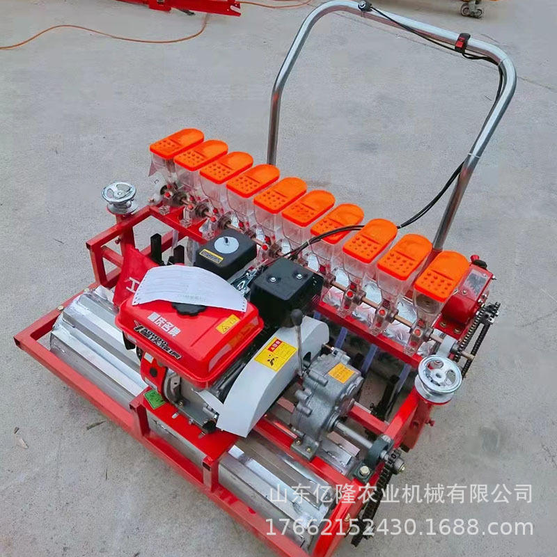 电动上海青精量播种机 多功能卷心菜种植机 汽油香菜菠菜播种机