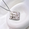 Brand trend necklace stainless steel, pendant for beloved, accessory