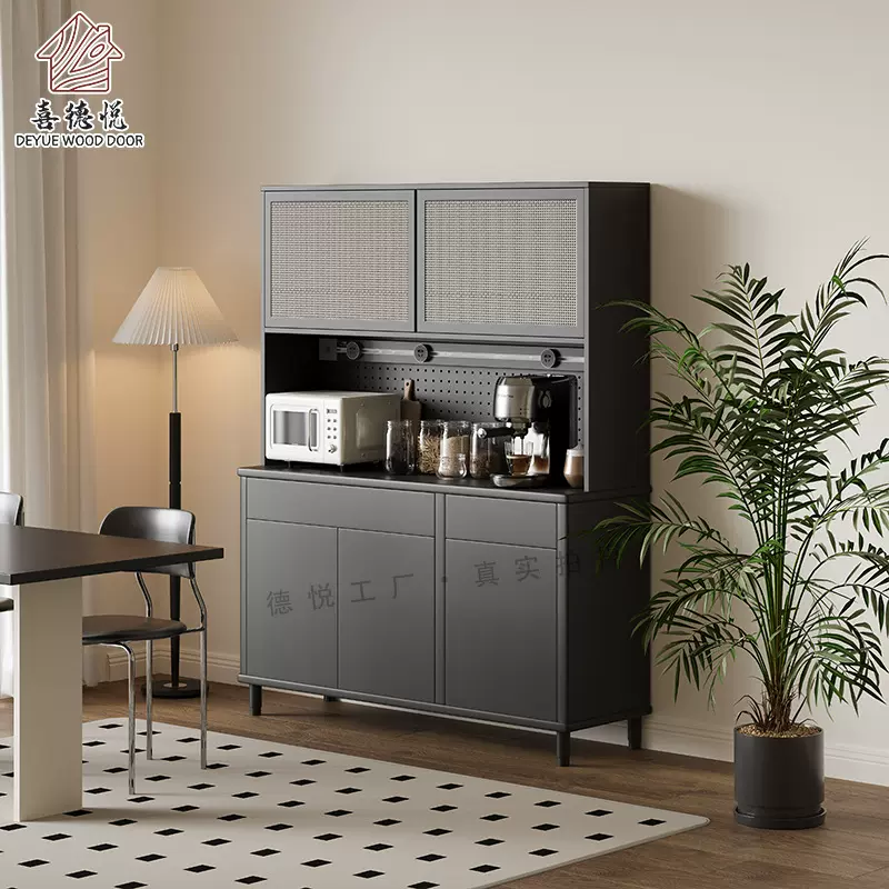 厂家销售餐边柜酒柜厨房橱柜置物架客厅现代简约一体靠墙家用储物