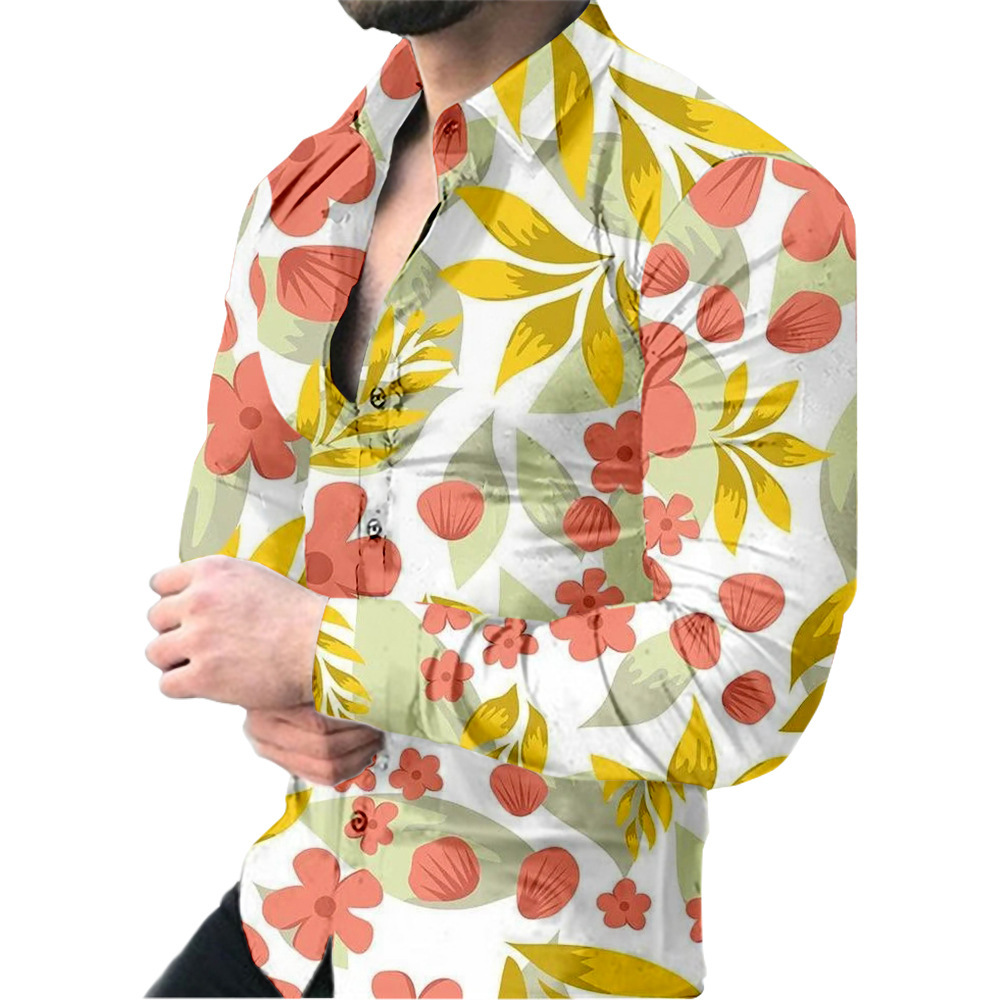 New 3D printed shirt series 2024 men's casual top_voghion.com