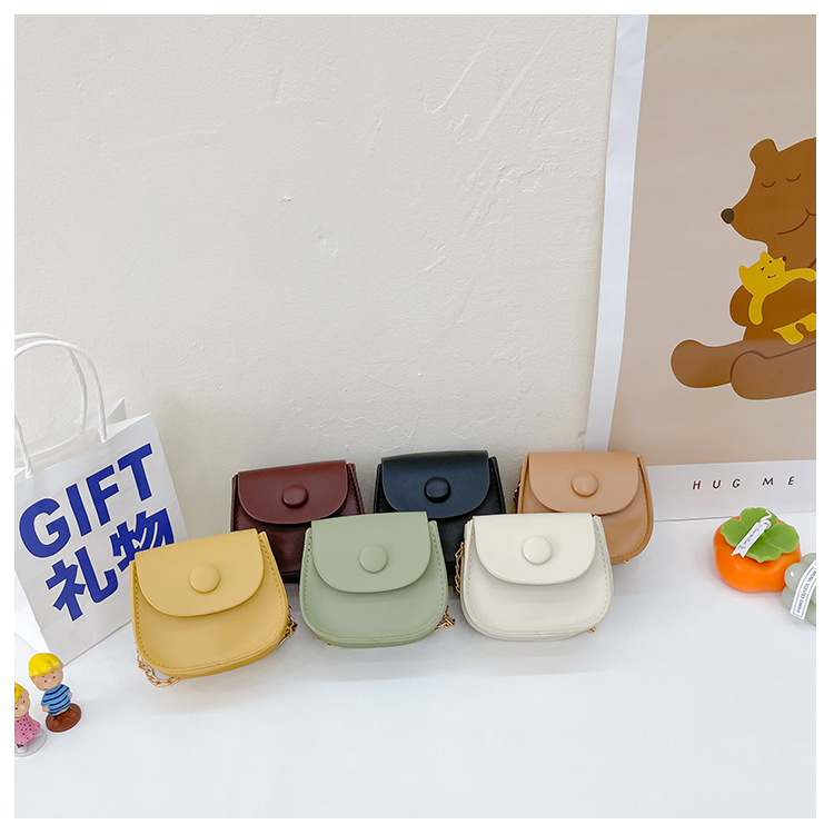 Textured Foreign Style Small Bag for Women Summer New Korean Style Mini Kidsren's Bag Shoulder Bag Fashion Chain Crossbody Saddle