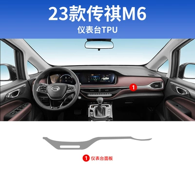Gac Trumpchi M6Pro Interior Film Car interior film - 23-24-trumpchi-m6-instrument-panel-tpu