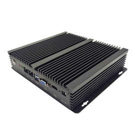 低功耗无风扇嵌入式微型迷你主机J1900 8G 128G SSD工控电脑6 COM