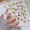 Metal accessory for manicure, materials set, nail decoration, Sailor Moon, internet celebrity