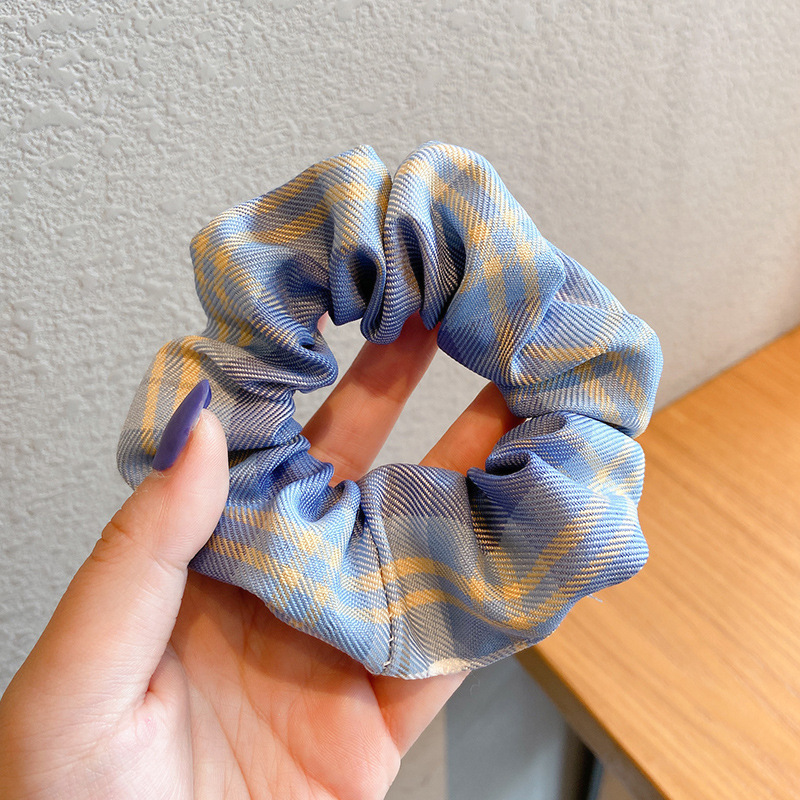 Ballet estilo encaje intestino grueso lazo para el cabello de alto valor con cola de caballo cuerda para el cabello flor para la cabeza niña de verano bola cabeza cuerda para el cabello accesorios para el cabello