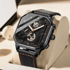 High-end quartz watches, waterproof square men's watch