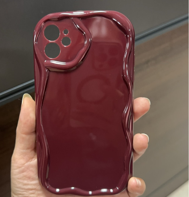 适用iphone17奶油纹手机壳苹果14透明硅胶软防摔软素材16promax14|undefined