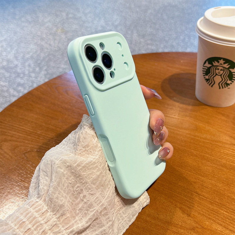 秒变17适用苹果16promax手机壳液态硅胶iphone16镜头全包防摔壳女|undefined