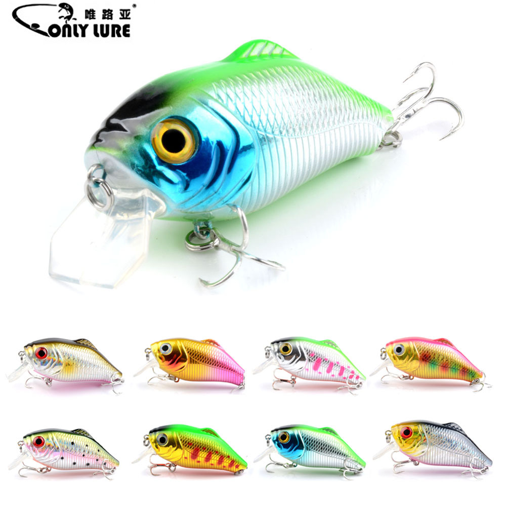 Micro Square Bill Crankbait Lure For Bass Trout Walleye Saltwater Freshwater Fishing