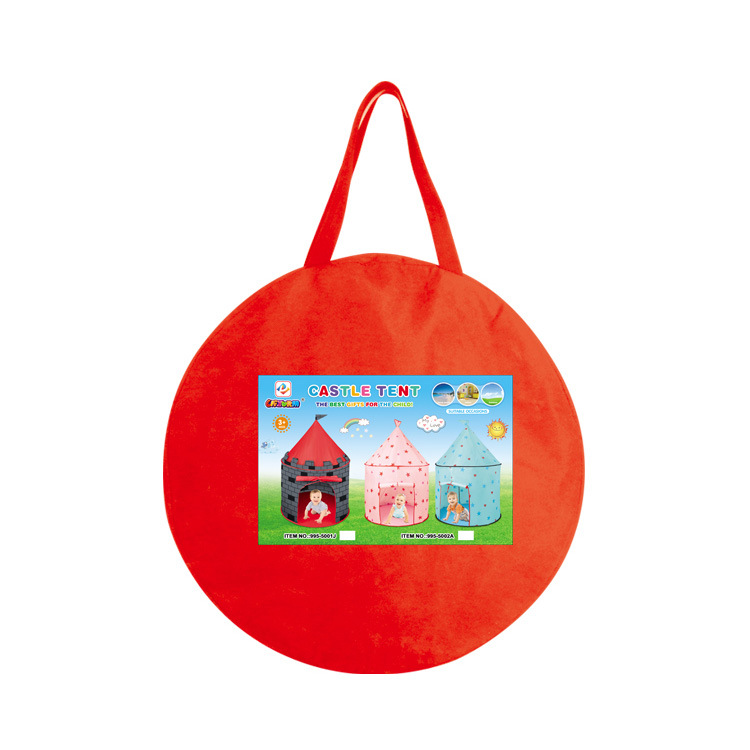 Tienda de pelota para niños mochila princesa juego castillo interior casa de rastreo juguetes plegables
