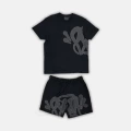 T02 Set [Black with Gray Print]