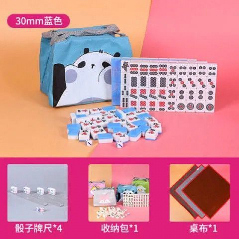 Mini mini mahjong doméstico portátil pequeño tarjeta mahjong dormitorio mini mahjong mini juego completo de tarjetas de mahjong en línea