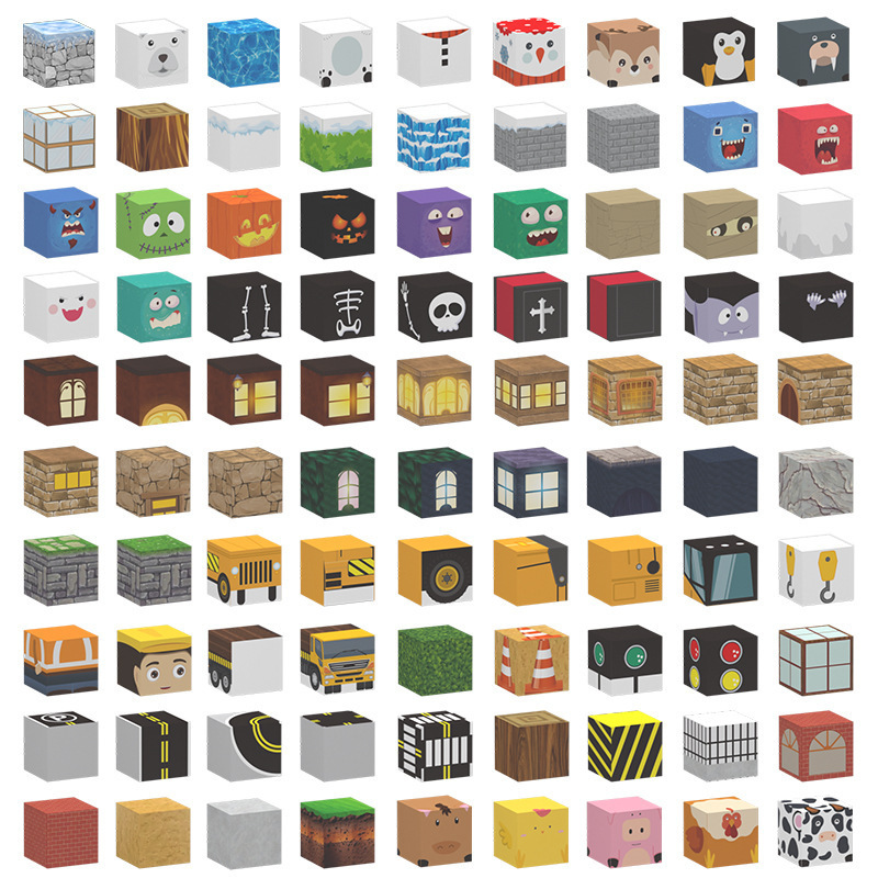 Suministro de fábrica de un nuevo juego de bloques magnéticos de iluminación, juego de cubos magnéticos de ensamblaje educativo para niños.