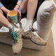 2025miu family joint nb530 sneaker men's and women's leather shoes lightweight breathable mesh forrest gump shoes