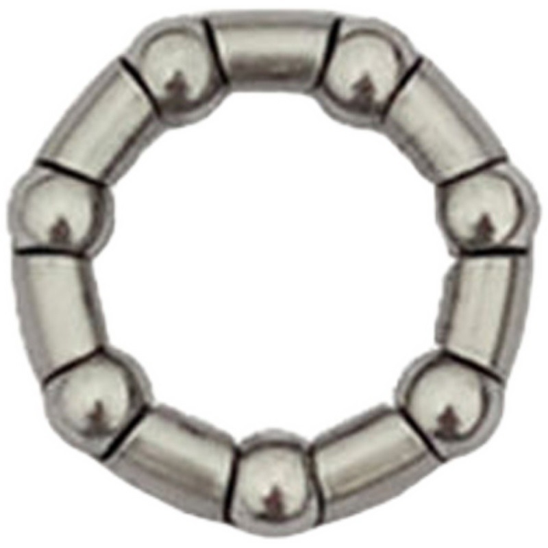 Manillar bicicleta delantera y trasera horquilla delantera perla de acero marco de bolas rodamiento de bicicleta de montaña tambor de flores para niños eje plegable