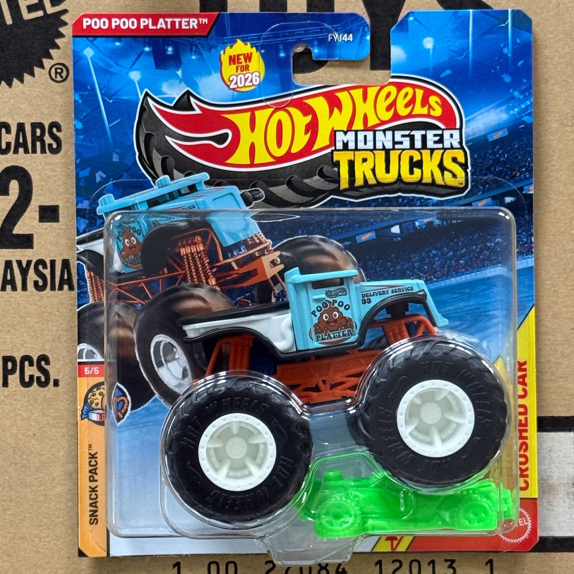 Monster truck, toilet