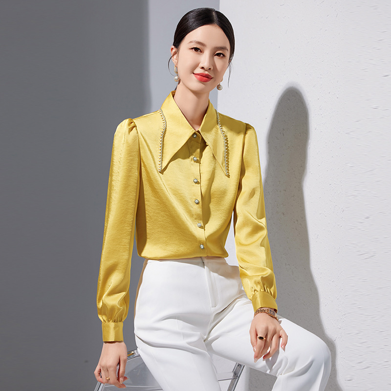 Small design autumn elegant fashionable shirt