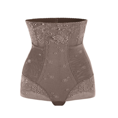 New high-waisted lace belted tummy trousers with pockets, postpartum shaping waist cinching corset, boxer-shaped body sculpting butt lifting trousers