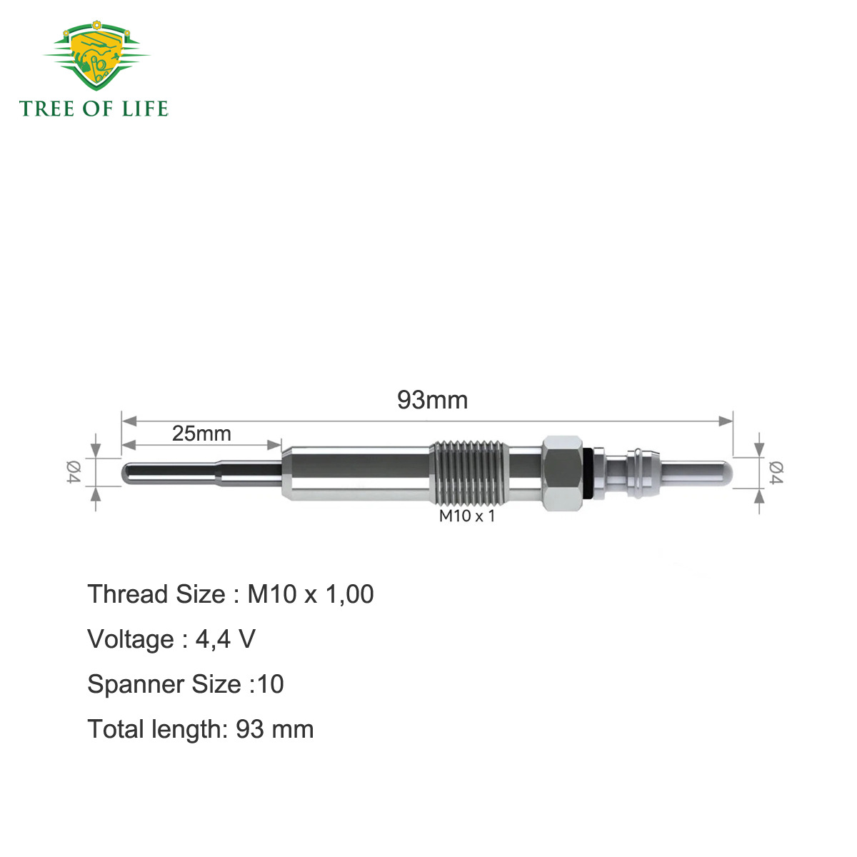 8200794920 18550-80Ka0-000 0250403013 Suitable for Renault Glow Plug