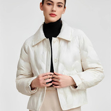 专柜2025年秋冬新款轻薄款羽绒服女短款时尚气质显瘦减龄保暖外套