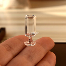 可定6分8分袖珍迷你直筒高脚杯小布娃娃屋招待客人餐具摆件模型