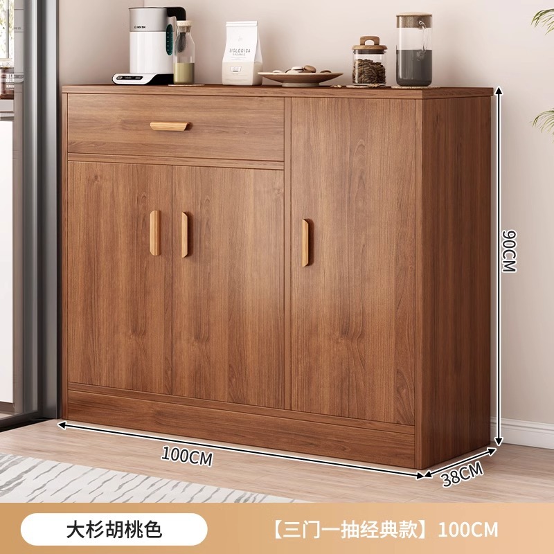 Gabinete de comedor junto a la pared Gabinete de cocina Gabinete de comidas casero Gabinete de almacenamiento Gabinete de salón Gabinete de té de madera maciza