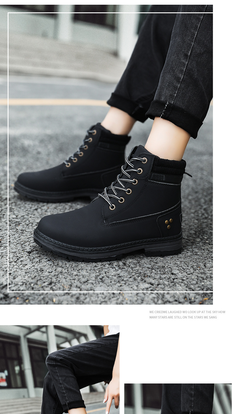 2023 nuovi stivali Martin in stile coreano di grandi dimensioni stivali da donna per il commercio estero transfrontaliero stivali da esterno con suola spessa autunnali e invernali all-match sin_voghion.com