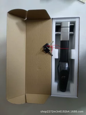 Supply Car Micro-Motion Alarm Anti-Theft Car Lock Car Universal Steering Wheel Lock Car Front T-Shaped Lock Gt388 Huge Armor Lock (Car lock) - neutral-white-box-packaging-alarm-lock