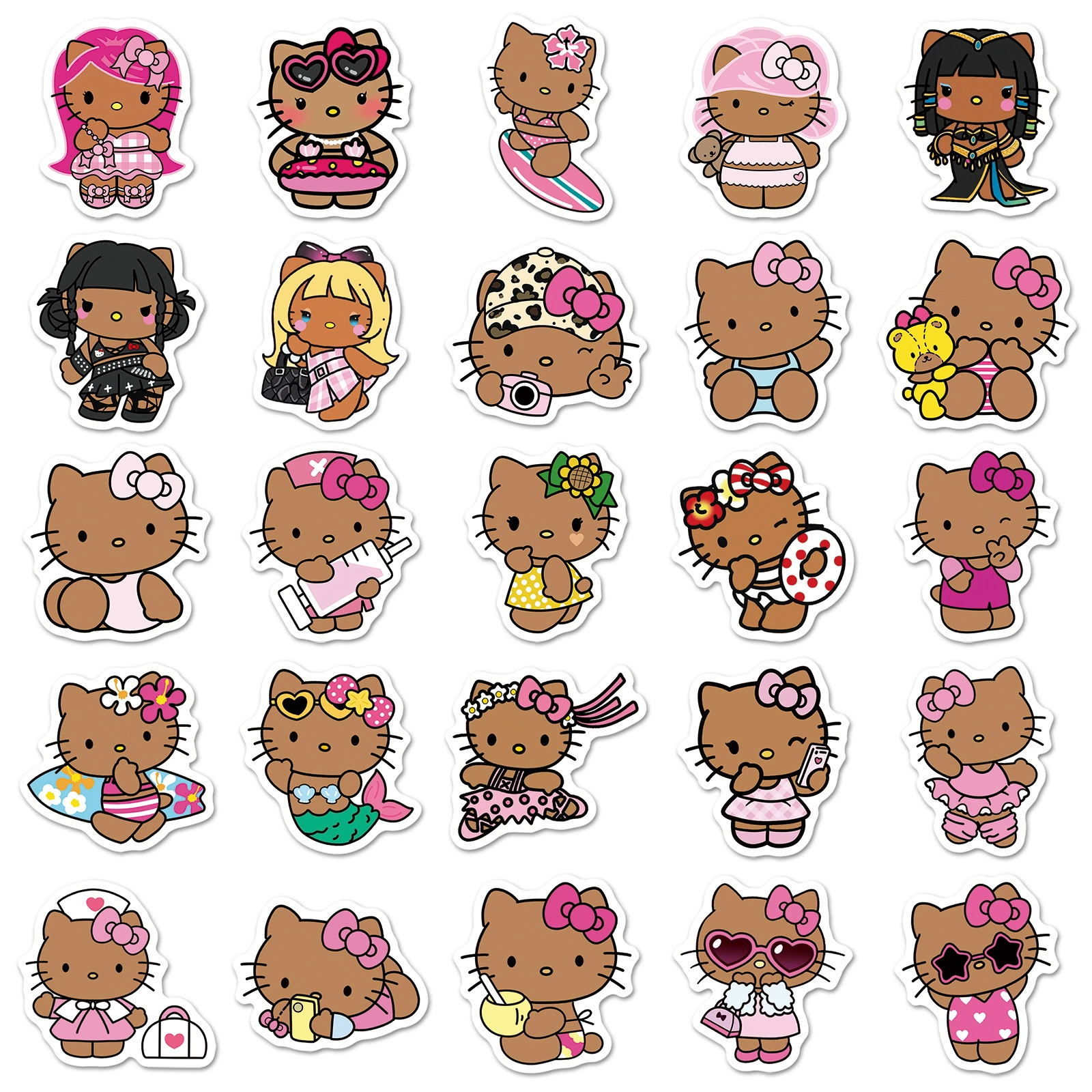 Hello Kitty, наклейка, ноутбук