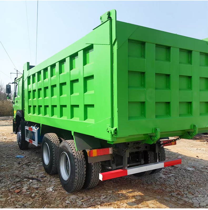 Export Heavy-Duty Howo Dump Truck Rear Eight-Wheel Dump Engineering Vehicle Mining Dump Truck Used Road Truck in Stock