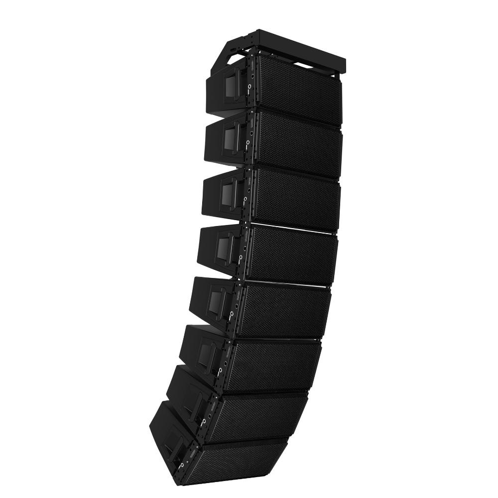 Doble 10 pulgadas 30A escenario profesional al aire libre dos divisiones de frecuencia de matriz lineal bar de sonido conferencia hotel KTV altavoz de alta potencia