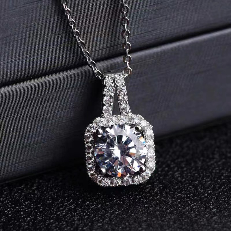 Cartoon Style Geometric Copper Zircon Pendant Necklace 1 Set