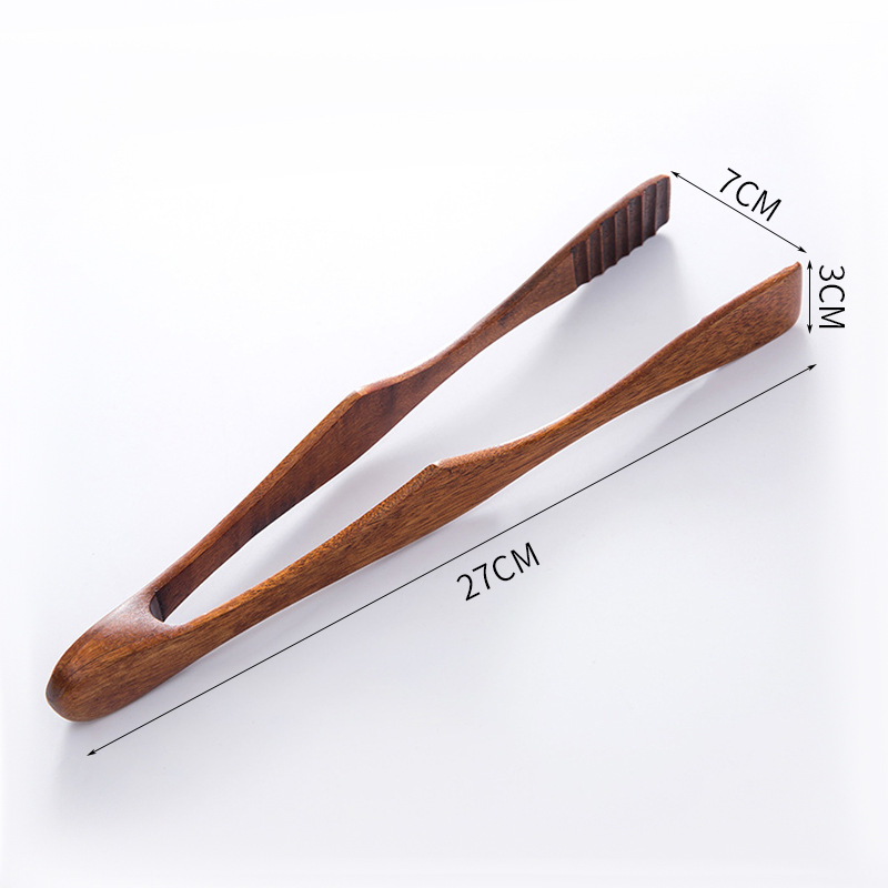 Nanmu Bread Clips Restaurant Wooden Food Clips Hotel Buffet Barbecue Clips Home Baking Cake Clips Pastries