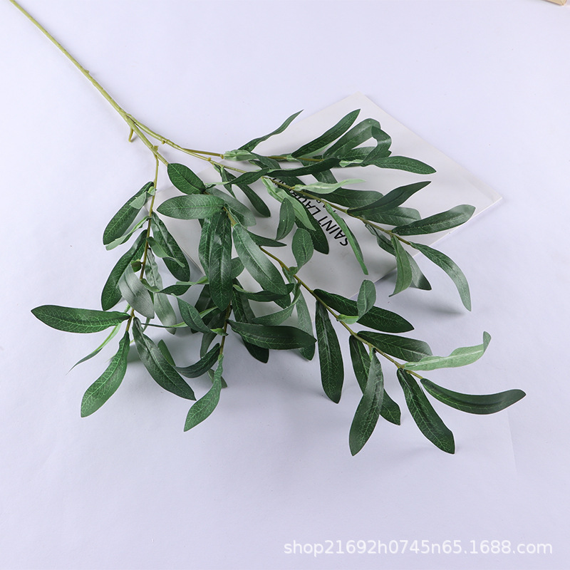 Boda Mori Simulación de flores y plantas verdes Pico de bambú Hierba Simulación de plantas verdes de invierno espárragos Plantas de simulación Escenografía de plantas verdes falsas