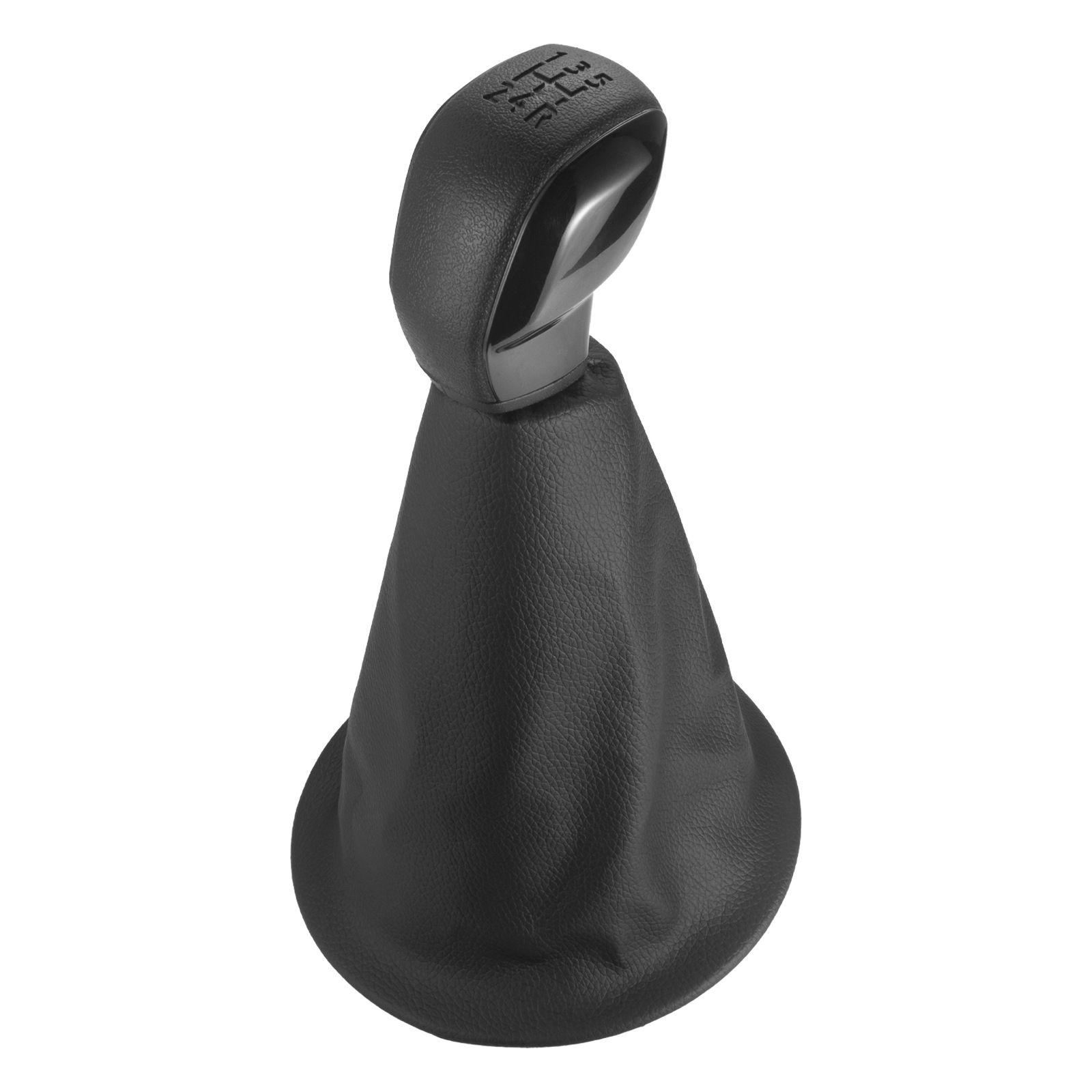 Applicable to Peugeot and Citroen car gear shift knobs, this is a one-piece dust cover for the gear shift head, available in black, and serves as a replacement gear shift knob accessory