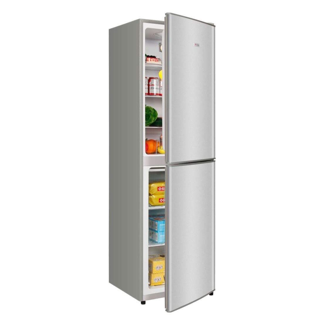 Ripu 162-228 Liter Large-Capacity Household Refrigerator with First-Class Energy Efficiency, Ideal for Rental Apartments, with the Freezer on the Bottom and the Refrigerator on the Top
