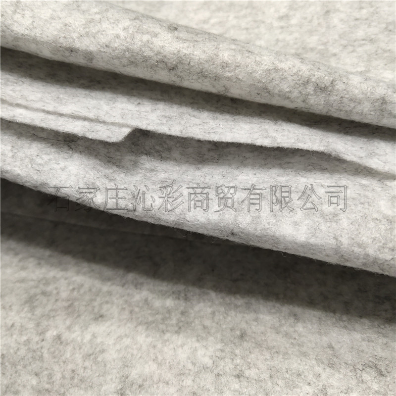 白色无纺布 100g-120g家具沙发服装内衬用无纺布 灰色125g针刺布