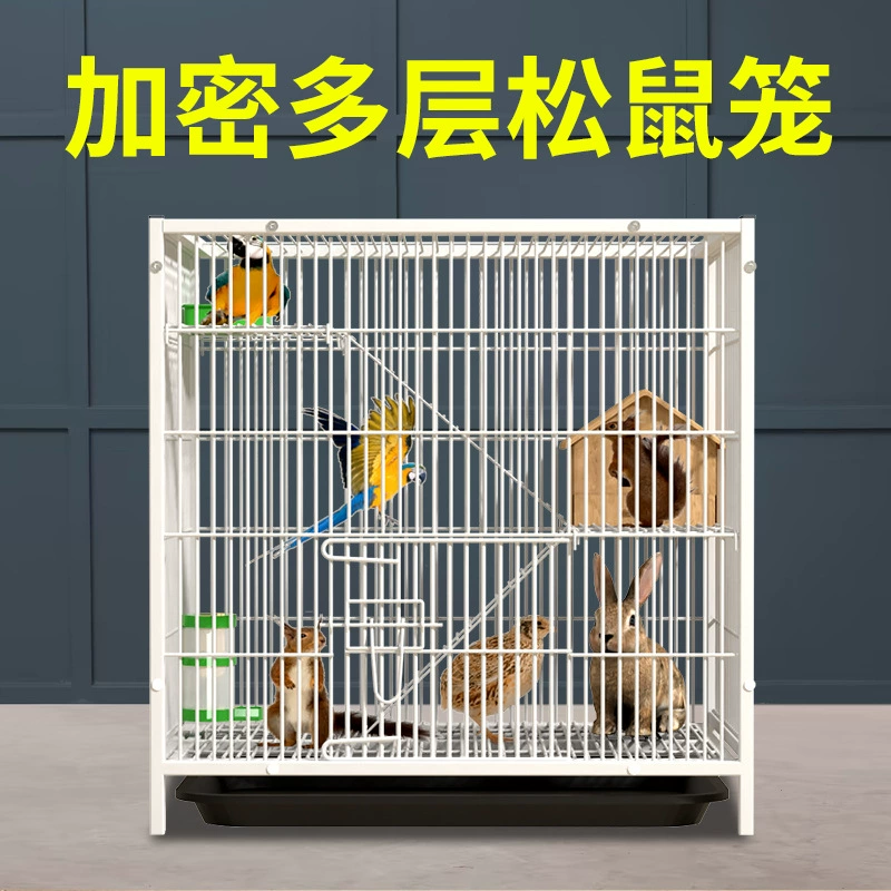 Трехслойная клетка для Дракона Золотой цветок дьявола Белка Клетка для меда Кенгуру Белка Клетка большого размера Вилла Очень большая стандартная клетка