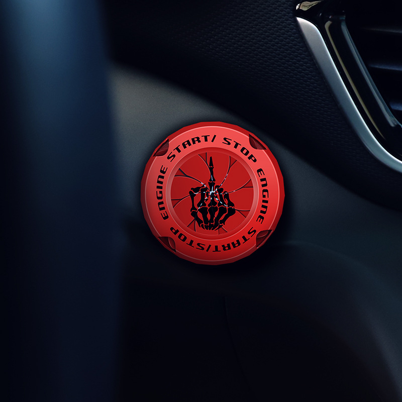 중국어 빨간색과 검은색 그림 - 손뼈 가운데 손가락