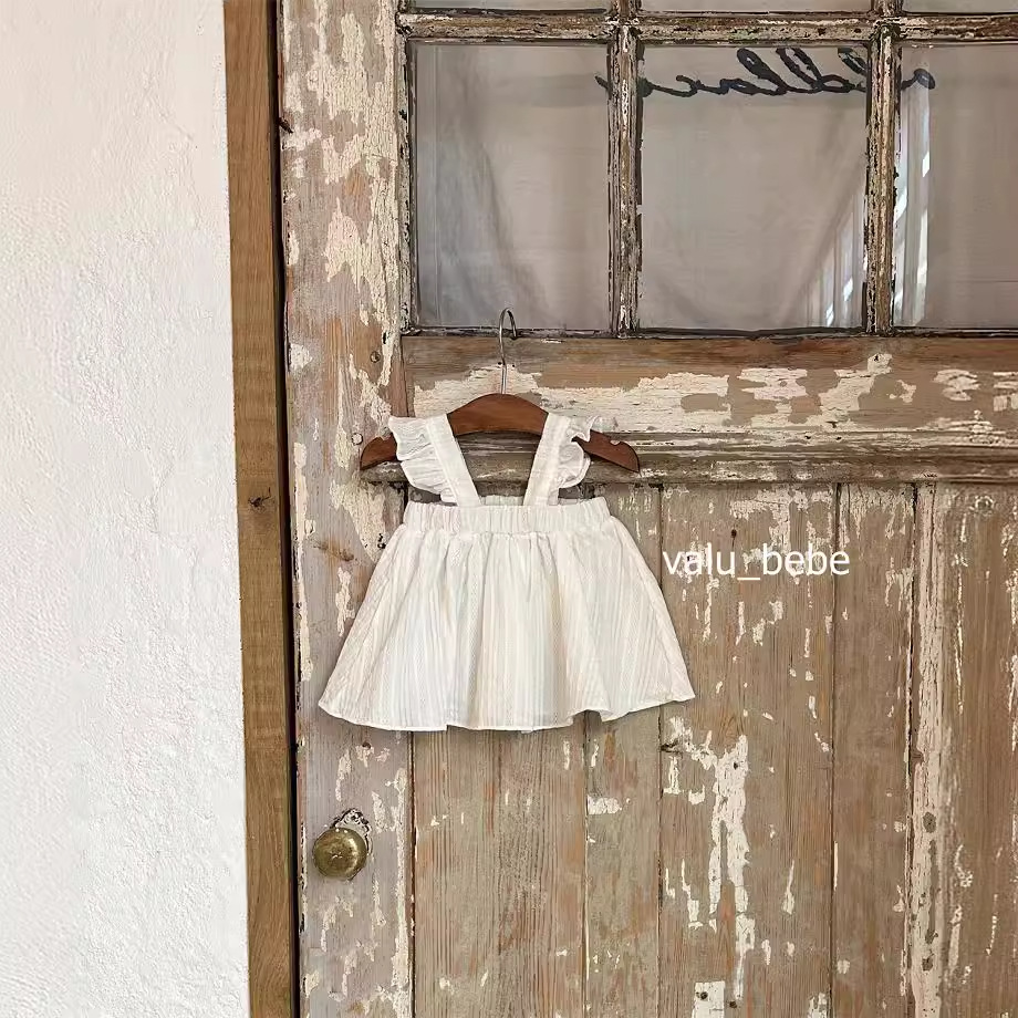 Niñas moles vestidos de cinturón coreano ropa infantil verano 2023 nueva ropa de bebé camiseta de verano ropa de bebé image 3