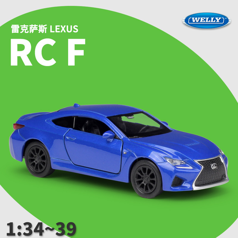 WELLY Wiley 1:36 Lexus LEXUS RCF Simulation Alloy Finished Car Model Back Car Toy WELLY Wiley 1:36 Lexus LEXUS RCF Simulation Alloy Finished Car Model Back Car Toy