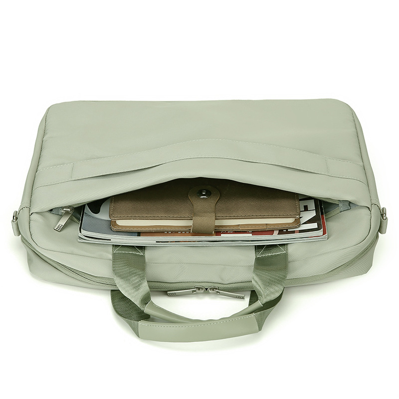 Bolsa de computadora portátil transfronteriza 15.6 pulgadas bolso de computadora de gran capacidad bolso de impresión de logotipo de negocios para hombres y mujeres