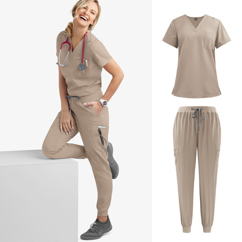 Dental hospital handwashing suits operating room handwashing suits sets doctors and nurses' uniforms spa beauty salon workwear medical and health staff uniforms