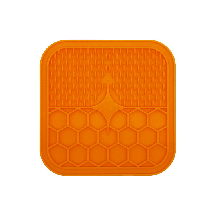 Mascotas de succión de silicona pura para mascotas, almohadillas para lamer, dispositivo de comida lenta para perros, anti-asfixia y anti-volcado, tazón para perros para mascotas ecológico, tazón para gatos, utensilios para comer