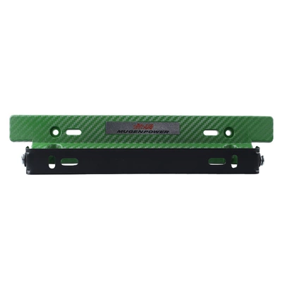 color carbon fiber pattern modified | License plate holder/license plate holder - green