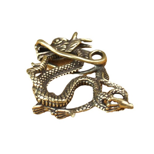 Year of the Rabbit brass zodiac keychain pendant three-dimensional zodiac dragon, tiger, dragon, snake and horse personalized car pendant creative