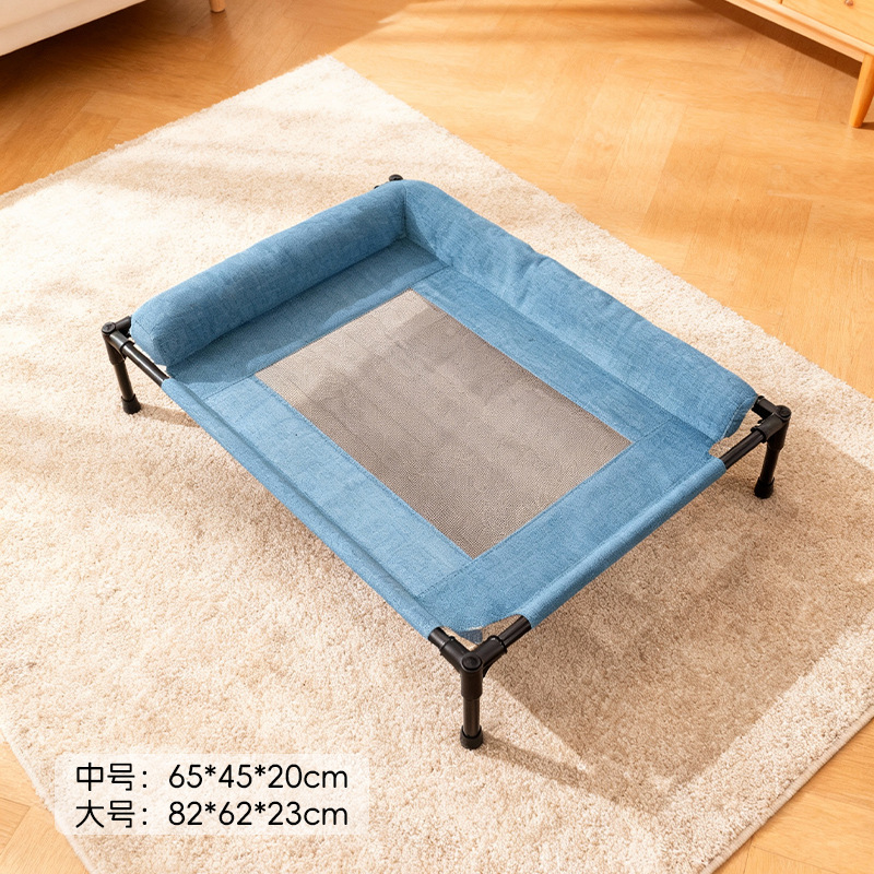 Cama Elevada de Hierro para Mascotas para Perros y Gatos Uso Multiestación