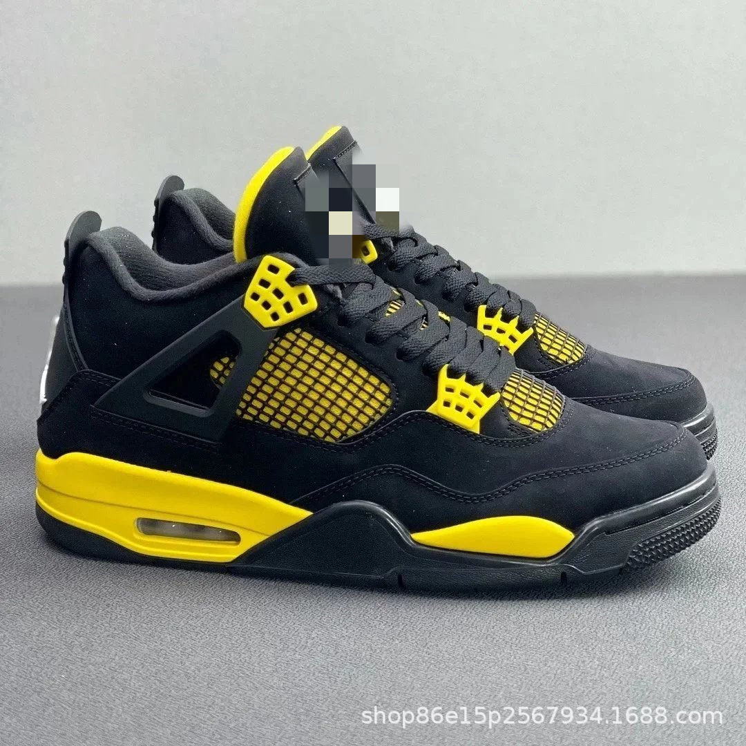 Zapatillas de Baloncesto Deportivas AJ4, Cuero y Caucho, Transpirable y Antideslizante, para Deporte y Ocio