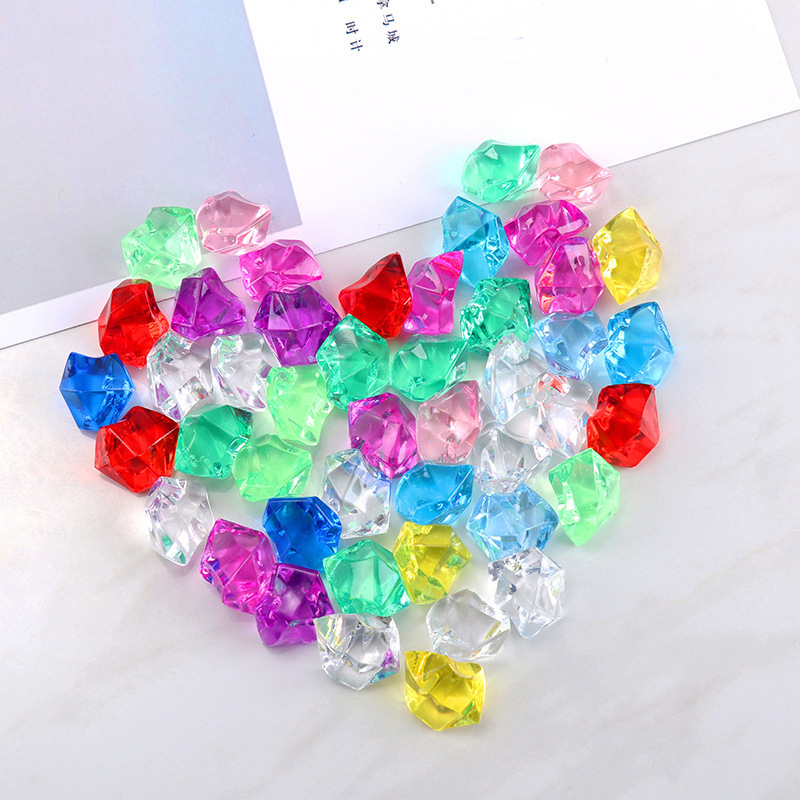 シミュレーションアイスブロック透明カラー水晶石偽アイスブロックdiy撮影道具アクリルアイスブロック水槽装飾|undefined